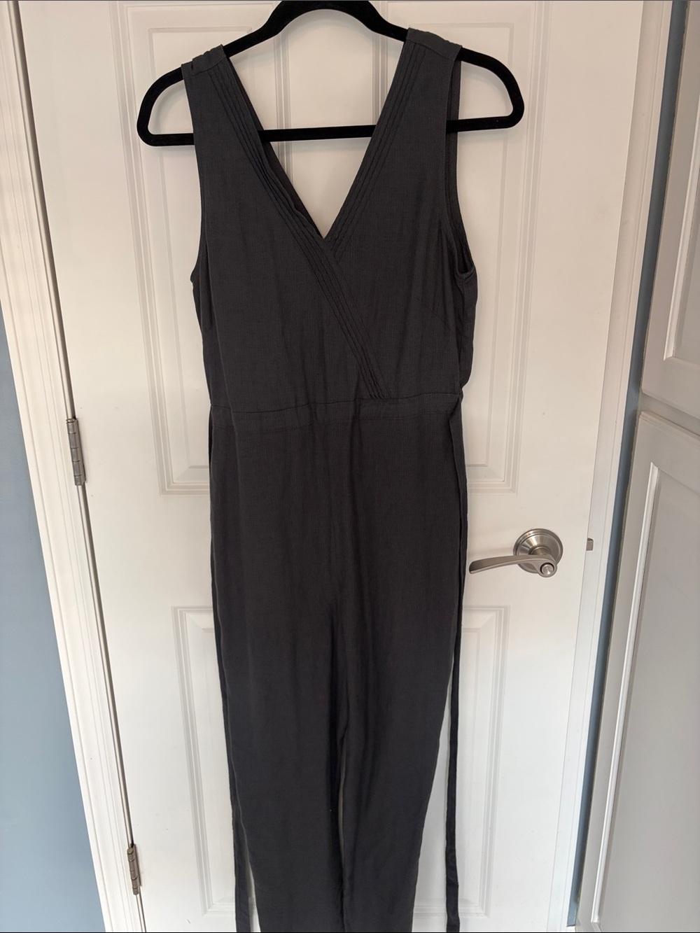 Kuhl Charcoal Gray Sleeveless V-Neck Jumpsuit